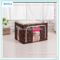 Household Essential Cute Dog Design! Durable Folding Oxford Fabric Covered Zipper Storage Box With Steel Frame